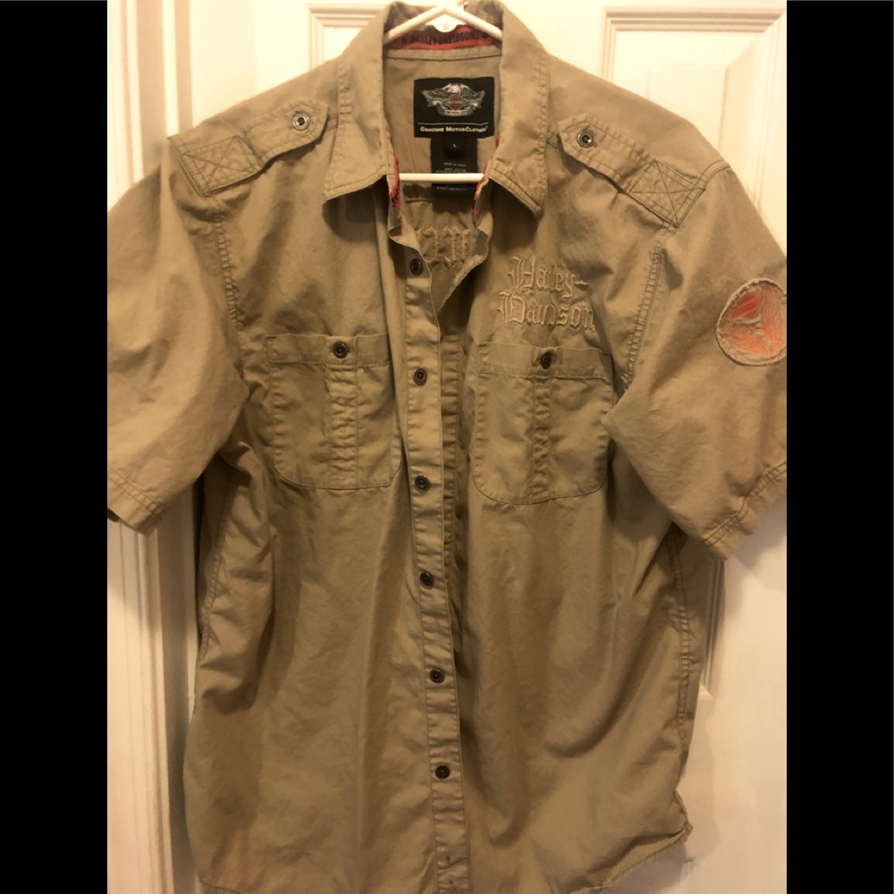 Men’s Harley Davidson button up